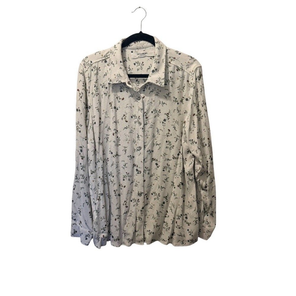 Idyllwind Miranda Lambert Snowden Floral Print Long Sleeve Shirt XL